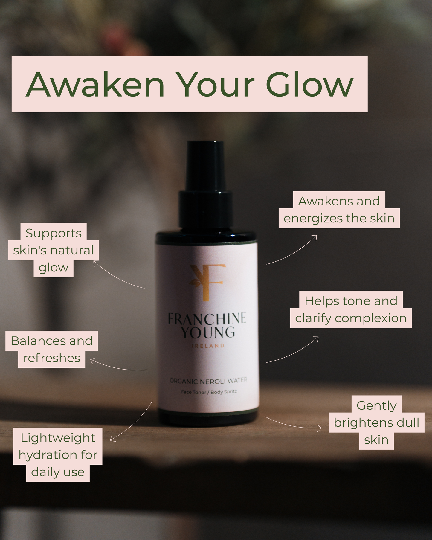 Organic Neroli Water Toner (50ml and 100ml)