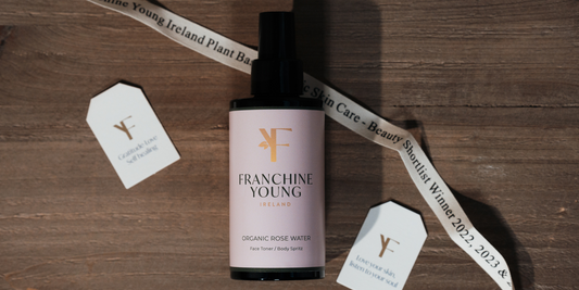 Meno[pause], slow down and take a deep breath using Franchine Young Ireland organic skincare products as part of your self-love journey